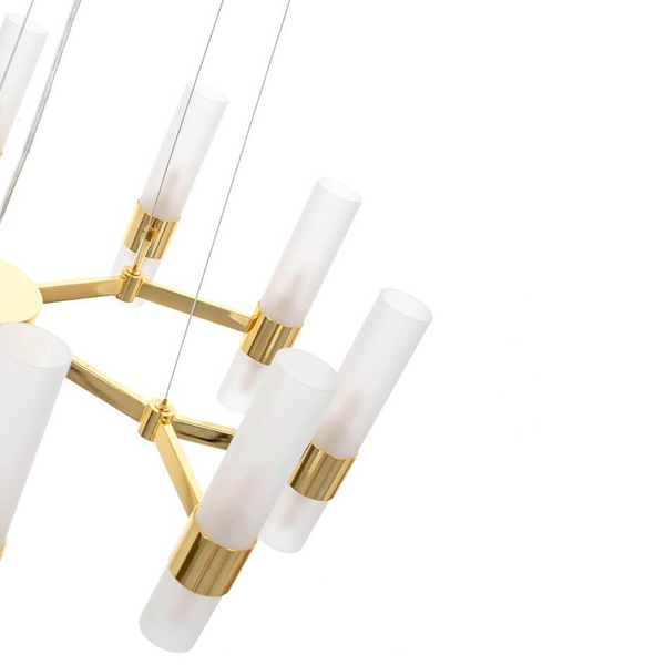 Wisząca lampa dekoracyjna Tubs MSE1501100456 Moosee tuby do salonu złota