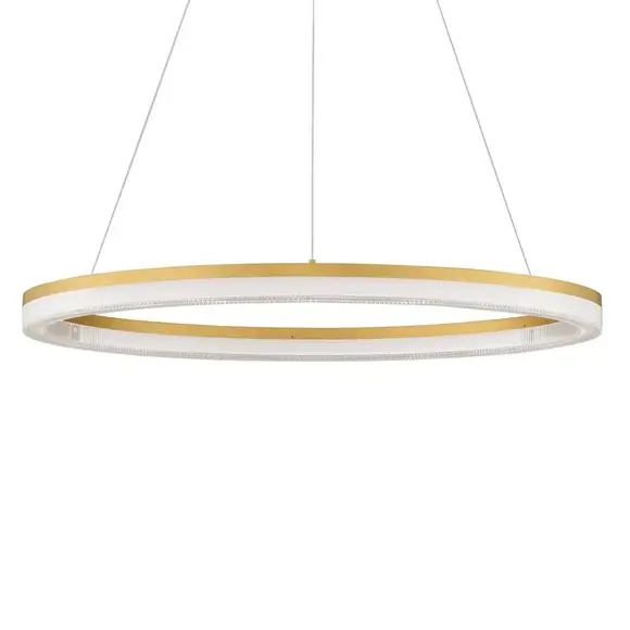 Pierścieniowa lampa wisząca LANTELVO LE45392 LED 41W 2700-4000K złota