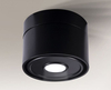 Okrągły spot sufitowy HIMI IL 1233 Shilo metalowy LED 10W 3000-4000K czarny