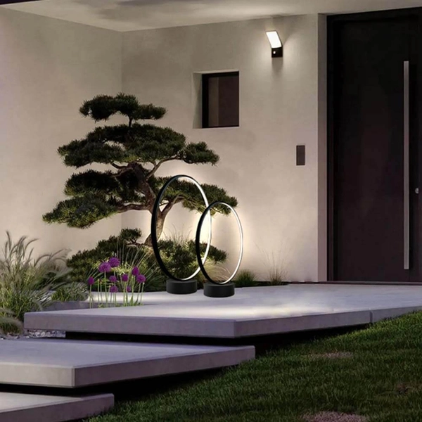 Lampa ogrodowa stojąca Abira 9912 LED 22W 3000K IP44 metalowa czarna