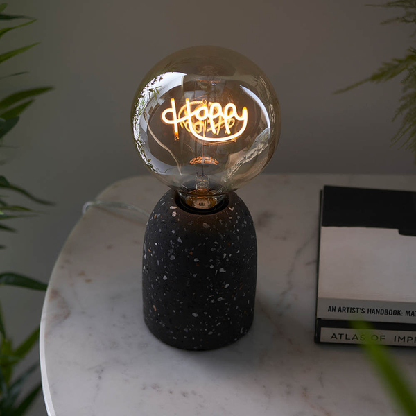 Kulista żarówka Happy 97399 LED E27 130lm 2W 2000K bursztynowy