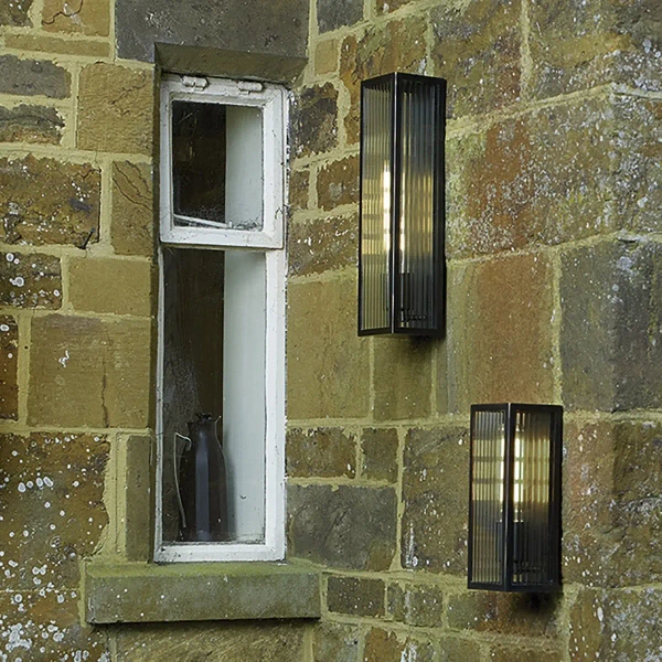 Elewacyjna lampa ogrodowa Keegan KEE5263 prostokątna IP44 czarny