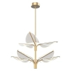 Lampa wisząca nad wyspę Floriana QN-FLORIANA-8P-L-NBR LED 54W 2893K mosiądz