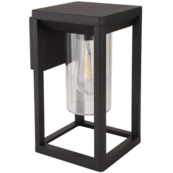 Lampa zewnętrzna CANDELA 3135W metalowa elewacyjna prostokątna IP44 czarna