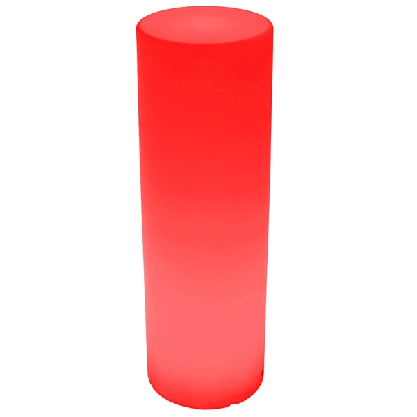 Stojąca lampa ogrodowa tubka Tube ES-DC033 LED 5W RGBW IP65 biała