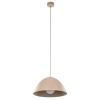 Klasyczna lampa wisząca Faro 10657 do salonu metalowy beżowy