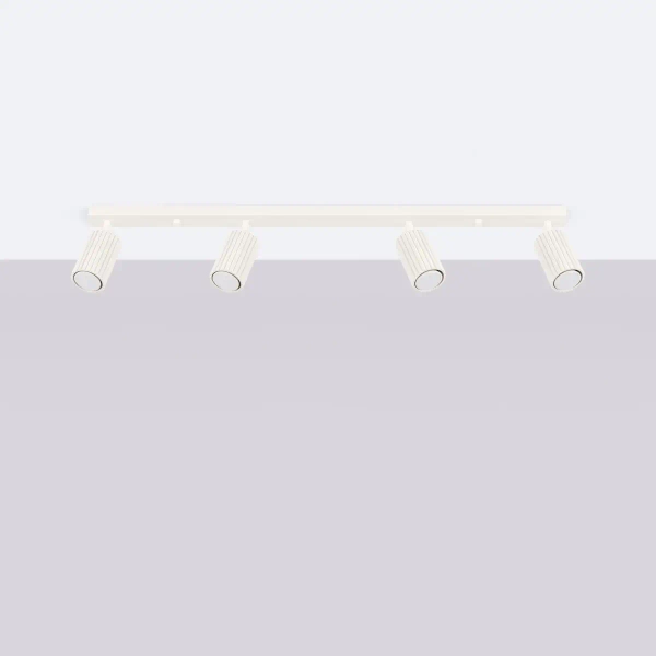 Lampa sufitowa na listwie KARBON SL.1603 regulowana tubki beżowe