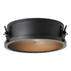 Salonowa lampa sufitowa Zois HK19236S76 industrialna czarna