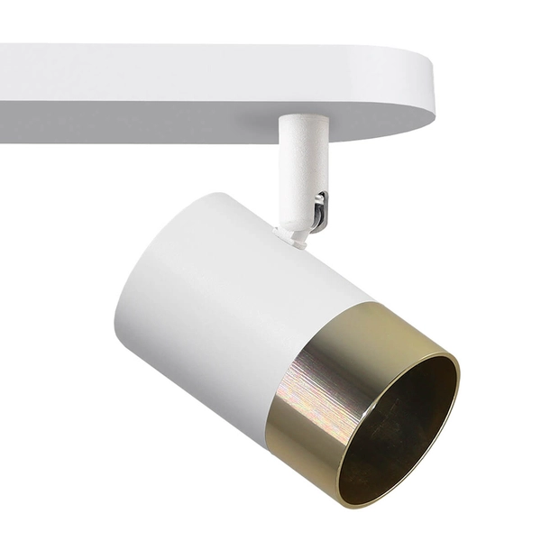 Salonowa lampa sufitowa Tobi 92-27467 tuby do salonu białe złote