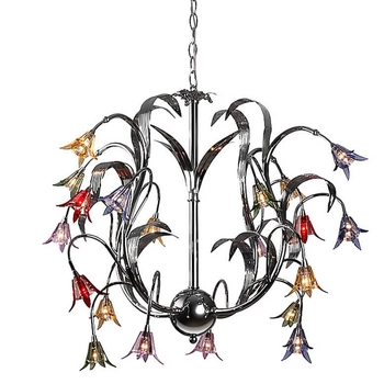 Żyrandol na łańcuchu Hawai LP-Q-9038/20 Light Prestige metalowy kolorowy