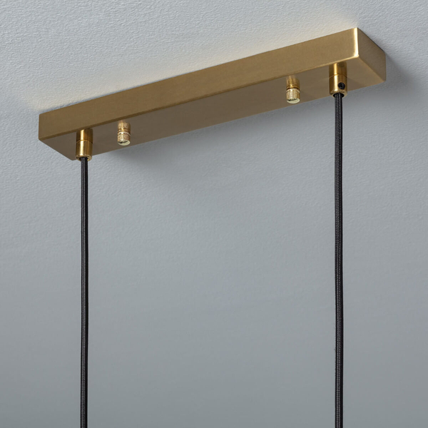 Wielopunktowa lampa zwisająca Milano ABR-LWZC-6XE27 kule biała złota