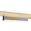 Kinkiet LAMPA ścienna SCARLETT MB1279M Italux metalowa OPRAWA listwa LED 8W 3000K galeryjka chrom