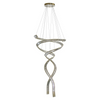 Lampa wisząca SPARK przezroczysta złota AZ6898 2xLED 3000-4000K
