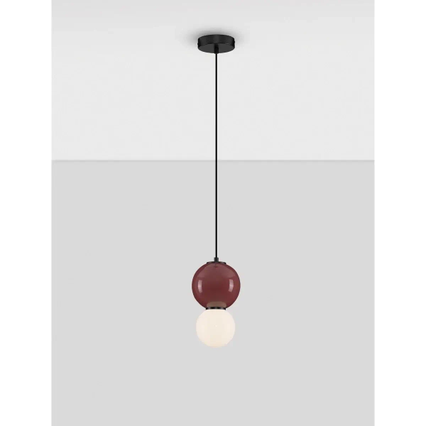 Wisząca lampa do sypialni JORELIA LE45255 LED 4W 3000K czerwona biała