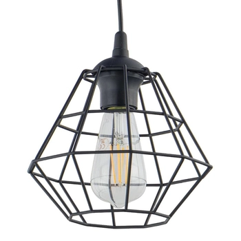 Loftowa lampa wisząca druciana Diamond 6207 TK Lighting metalowa czarna