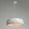 LAMPA wisząca REUS LP-8069/1P WH Light Prestige geometryczna OPRAWA okrągła zwis metalowy biały