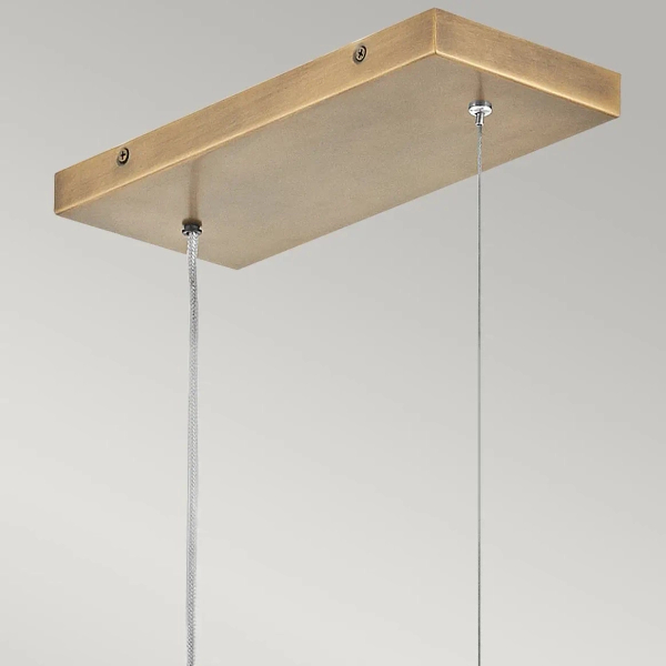 Podłużna lampa wisząca Arco HK-ARCO-LED-LP-117-HB LED 43W 3000K mosiądz