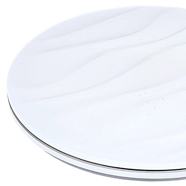 Okrągły klosz do plafonu Desert 316851 sypialniany biały