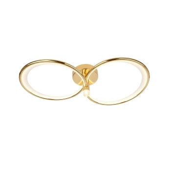 Sufitowa lampa ringi Azina LP-4852/2C GD LED 18W 3000-6000K złota