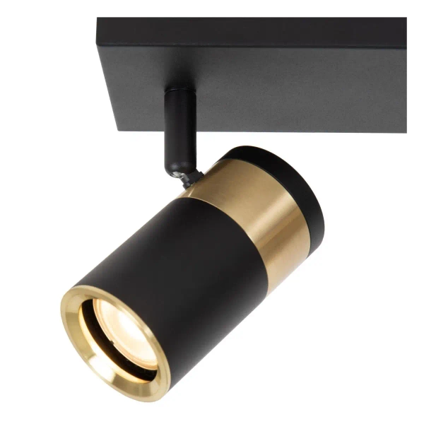 Regulowana lampa sufitowa do salonu GORIK 53909/02/30 czarny złoty