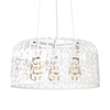 LAMPA wisząca ALESSANDRA 2163 Rabalux ażurowa OPRAWA metalowy zwis vintage biały