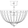 Glamour plafon sypialniany Granso 105316 nad łóżko crystal chrom