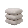 Pufa tkaninowa STONES beżowa KH1501100378 obrotowa wys. 40 cm