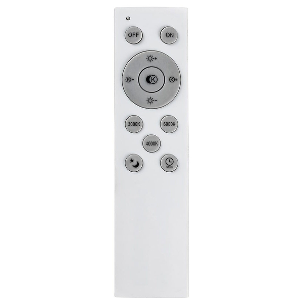 Okrągła LAMPA sufitowa TESIA 3316 Rabalux plafon LED 60W 3000K - 6000K z pilotem czarny