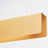 Lampa zwis nad wyspę Spark SL.1396 prostokątna do jadalni złota