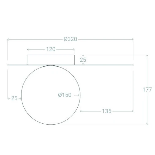 Kulisty kinkiet ścienny Milano ABR-KG-G9 Abruzzo szkło złoty biały