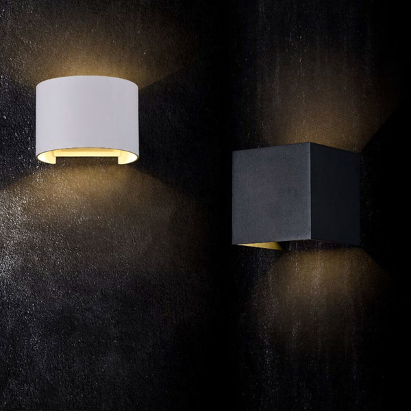 Lampa ścienna zewnętrzna Fulton O572WL-L6B LED 6W 3000K kwadratowa czarna