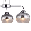 Wisząca lampa CROMINA 33-56368 szklana kule glamour chrom przezroczyste