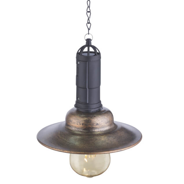 Solarna lampa wisząca Solar 33255 LED 0,06W 3500K na łańcuchu IP44 szary