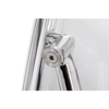 Obrotowy fotel stojący Bubble Stand JH-200-2.BLACKPUW do pokoju chrom czarny