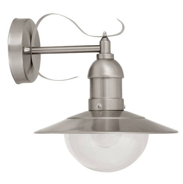 Rustykalna LAMPA elewacyjna OSLO 8270 Rabalux zewnętrzna OPRAWA ogrodowa kinkiet IP44 stal nierdzewna przezroczysty