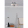 Łazienkowa sufitowa lampa Cedric CED7638 żebrowana IP44 chrom