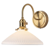 Ścienna lampa do sypialni Hadano HAD0740-10 ceramiczna mosiądz biały