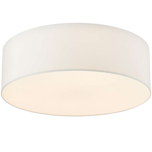 LAMPA sufitowa SPACE L 30653601 Kaspa abażurowa OPRAWA plafon okrągły biały