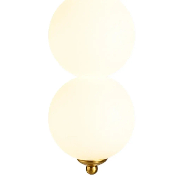 Nowoczesna wisząca lampa Pontti LWKM5 LED 15W 3000K kule złote