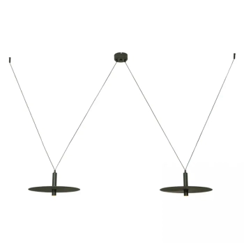 Podwójna lampa wisząca nad wyspę 23227 LED 14W 3000K czarny