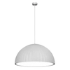 Zwisowa lampa sypialniana Gandra 5025+5055 Shilo półokrąg kopuła biała
