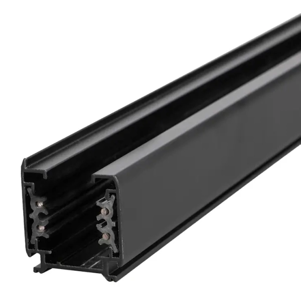 Prowadnica szynowa trójobwodowa Track ML2136 2M z zasilaniem czarny