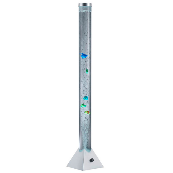 Podłogowa lampa dziecięca MOTION R5073-47 LED 3,6W 2700K+RGB rybki tytanowa