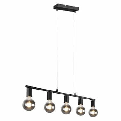 LAMPA wisząca VANNES  R30185032 RL Light loftowa OPRAWA metalowy zwis czarny