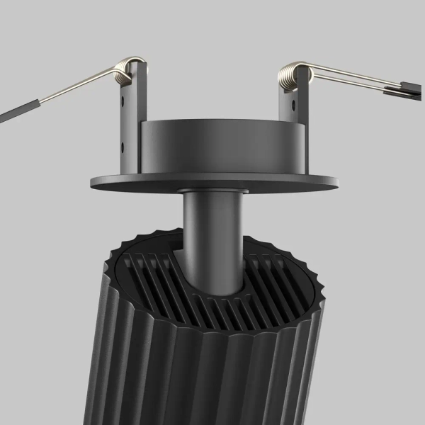 Wpuszczana regulowana oprawa sufitowa Calipso C110CL-01-GU10-B czarna