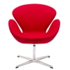 Wełniany fotel Swan Wool Premium KH15001100331 czerwony