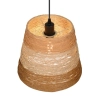 Wisząca lampa ekologiczna JOELINE R31731926 boho czarny brązowy