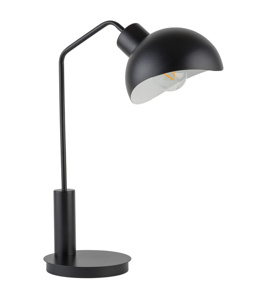 Biurkowa lampa stojąca Roy do gabinetu industrial czarna