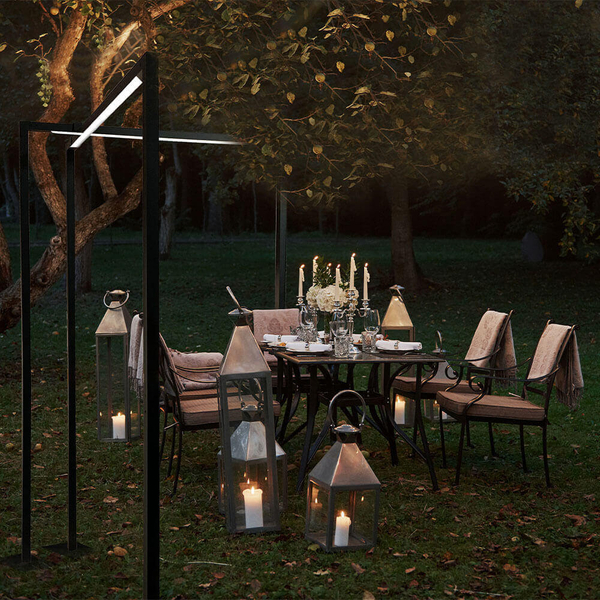 Zewnętrzna lampa stojąca Taketa 9931 Shilo rama IP44 antracyt