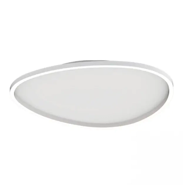 Sufitowy plafon do kuchni 23209 LED 39W 3000K owalny biały